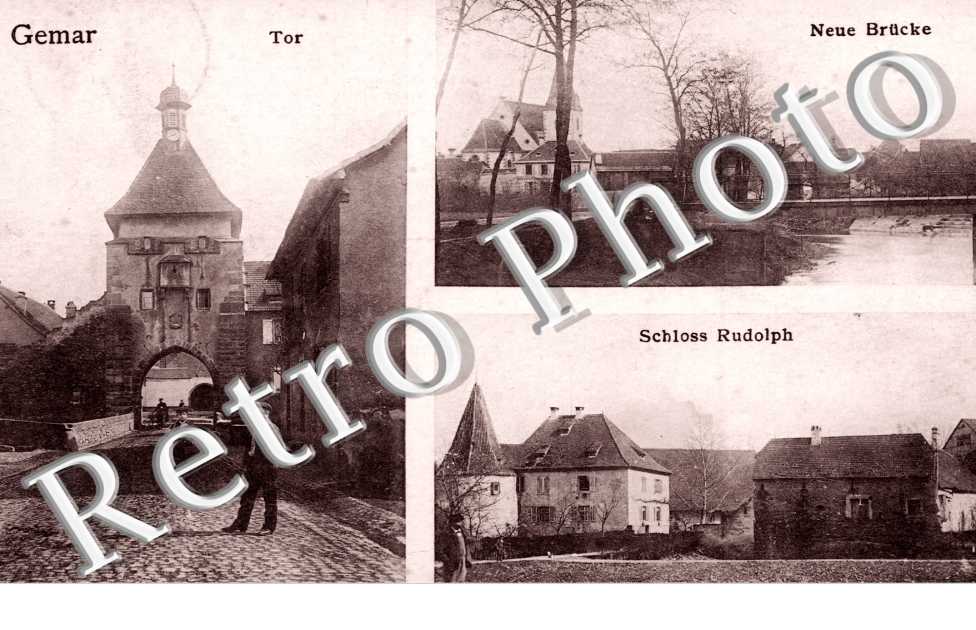 tor, neue brucke, schloss Rudolph