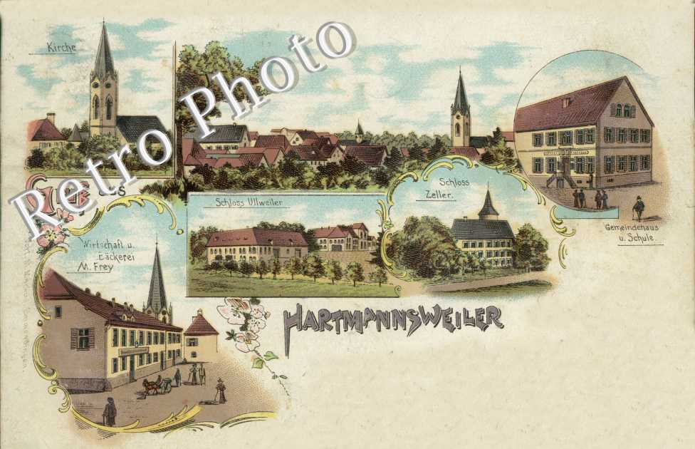 Total-ansicht - schloss - kirche