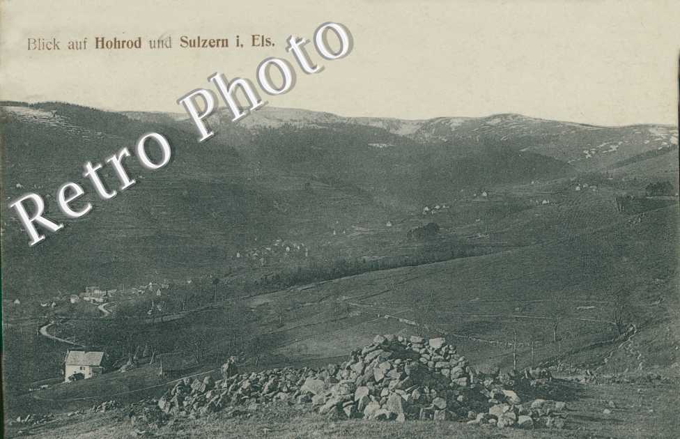 Blick auf Hohrod und Sulzern