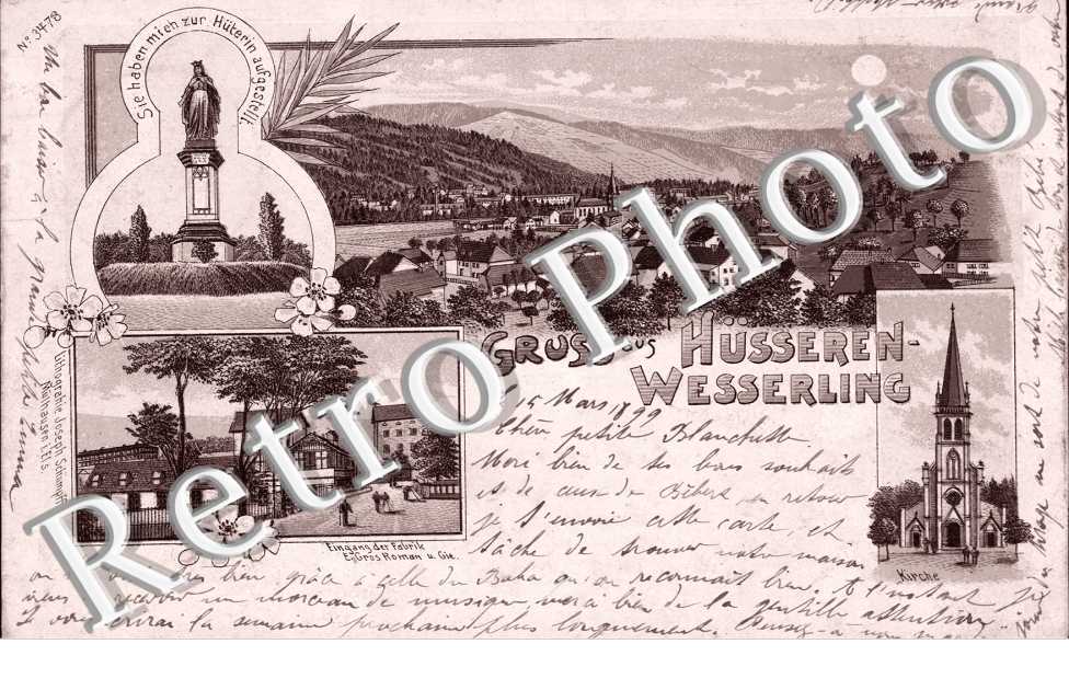 gruss aus - Vue Générale - Eglise - Une Rue