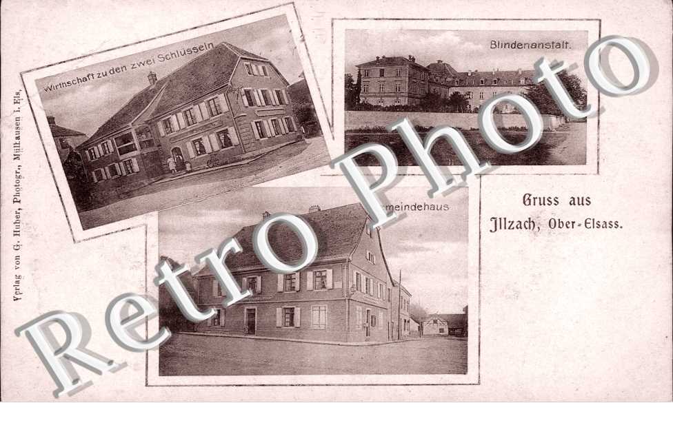 Blindeanstalt - Gemeindehaus - Wirtschafteuden zwei Schlusseln