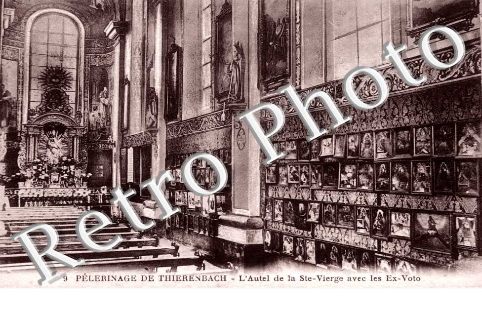 Pelerinage de Thierenbach - L'autel de la Sainte-Vierge avec les Ex-Voto