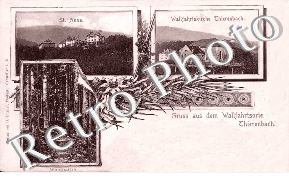 Gruss aus Wallfahrtsorte Thierenbach