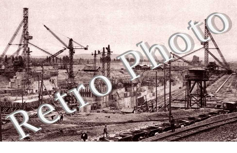 Chantiers - Ecluses Kembs-Loechlé  - 1930