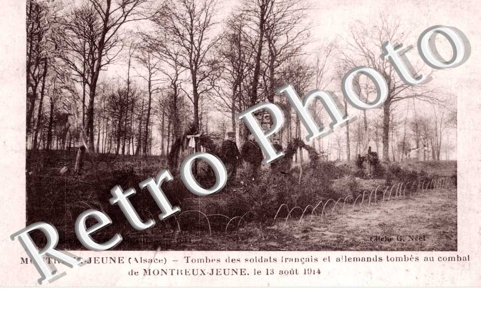 tombe des soldats francais et allemands tombes au combat le 13 aout 914