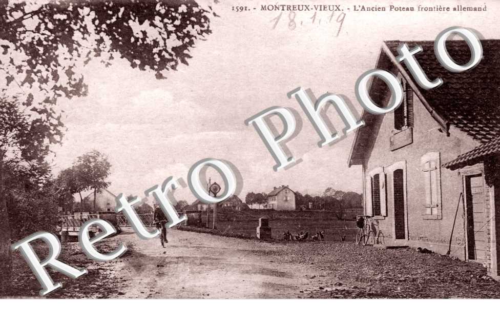 l'Ancien Poteau frontiere allemande