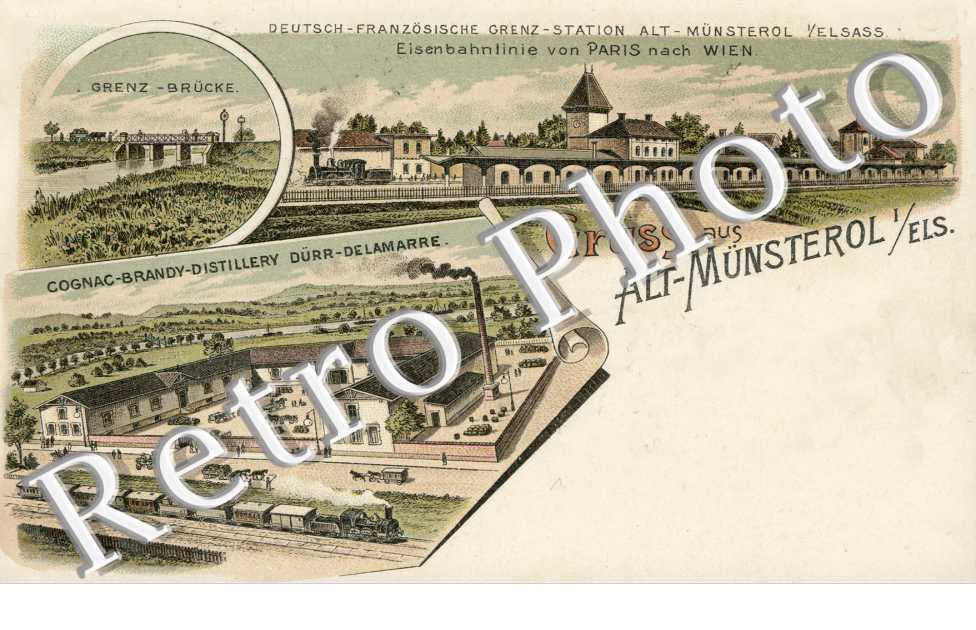 Souvenier. Pont, casserne, gare