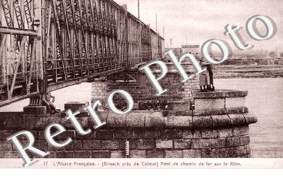 Pont de Chemin de Fer sur le Rhin