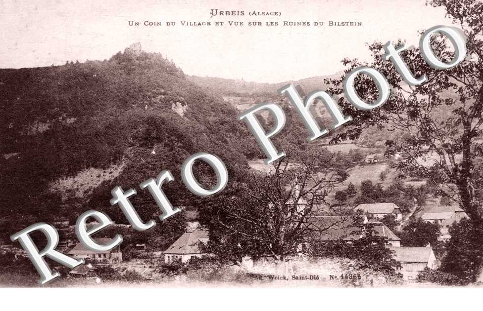 Un coin du Village et Ruines du Bilstein