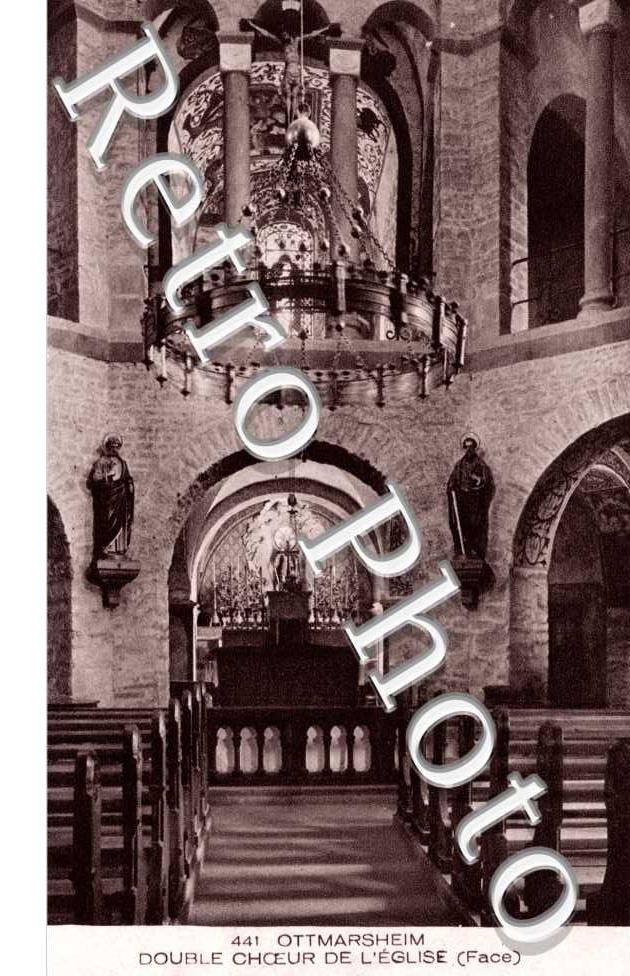 double choeur de l'eglise