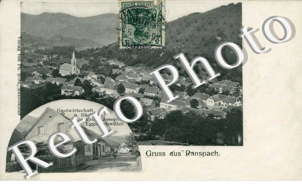 gastwirtschaft u. backerei Franz Josephe Eggenschwiller