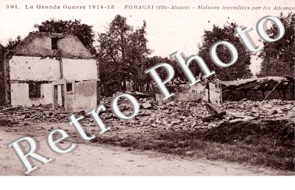 maisons indenciees par les allemands