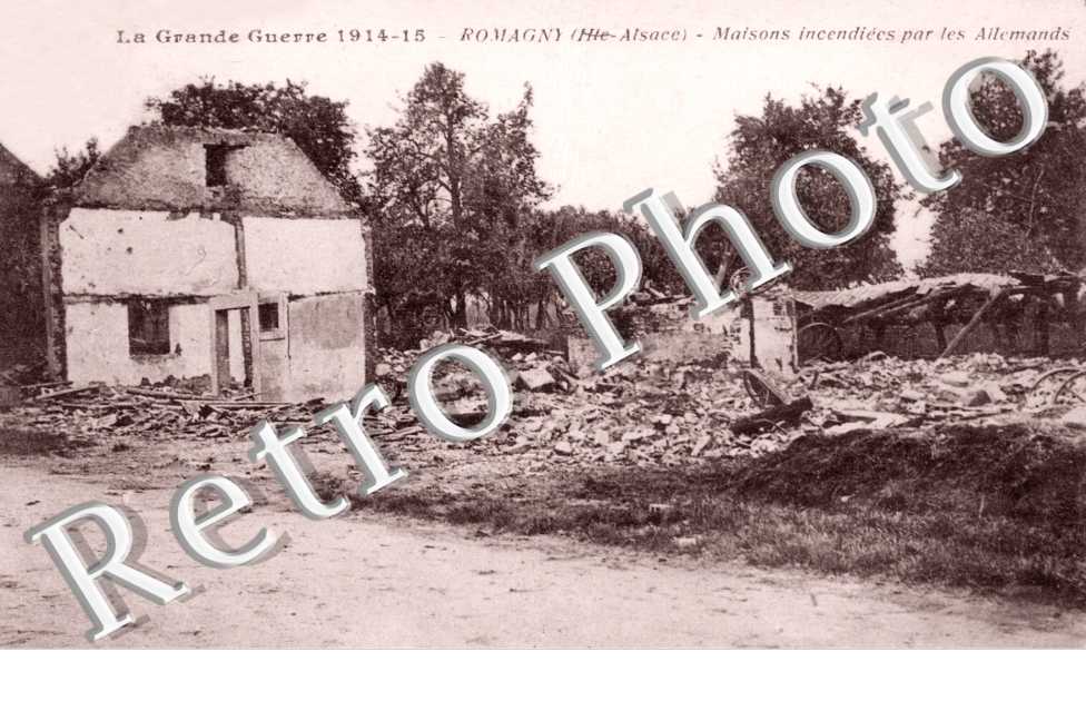 maisons indenciees par les allemands