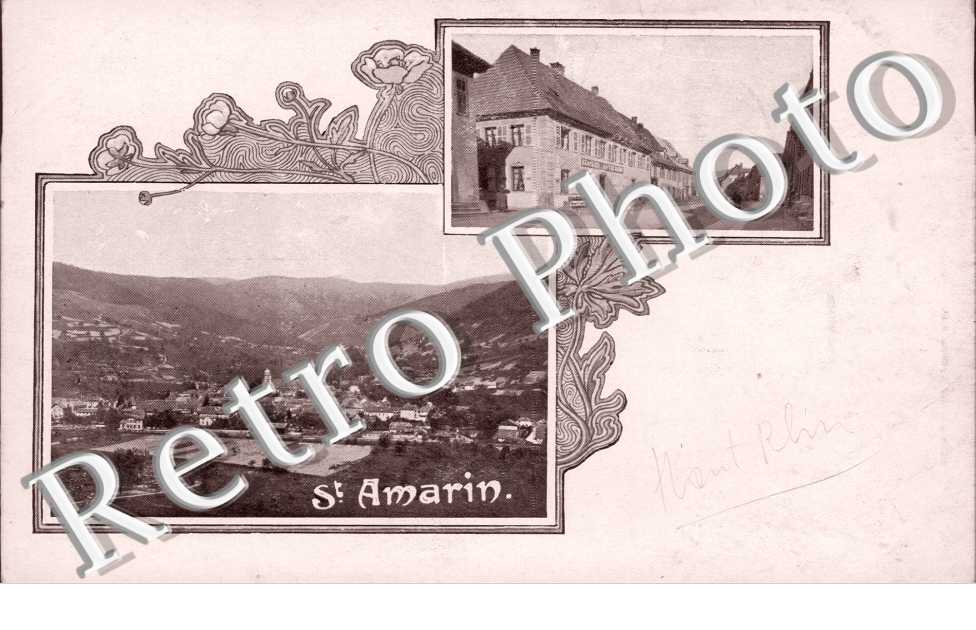 Vue Interieure et Vue d'Ensemble de Saint-Amarin
