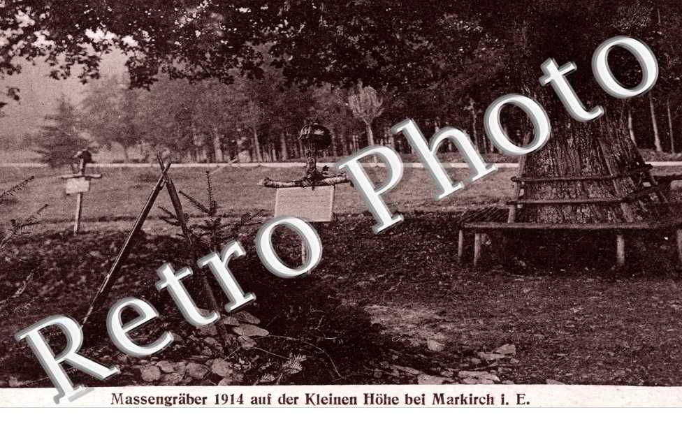Massengraber 1914 auf Kleinen Hohe