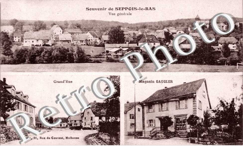 Vue Generale, Grand'Rue, Magasin Gaugler