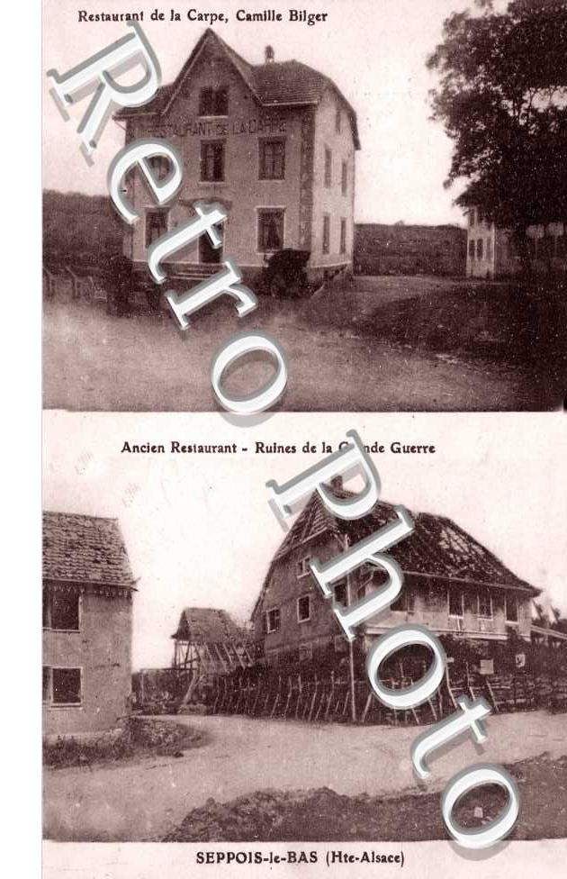 Restaurant de la Carpe, Ancien Restaurant, Ruines de la Grande Guerre