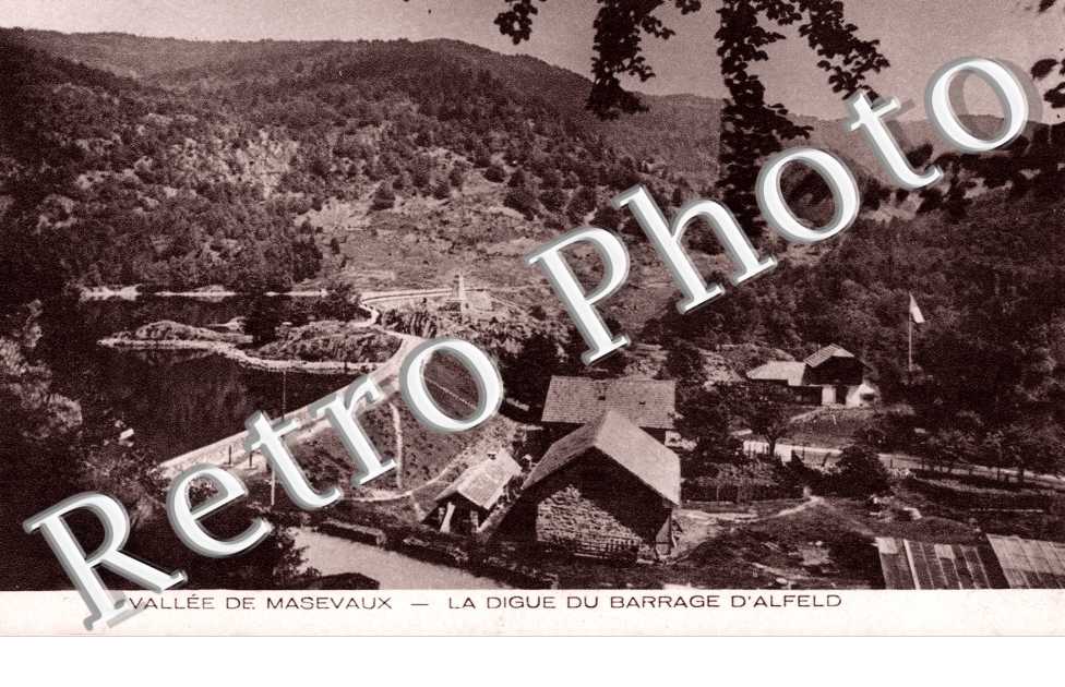 la Digue du Barrage d'Afeld, Vallee de Masevaux