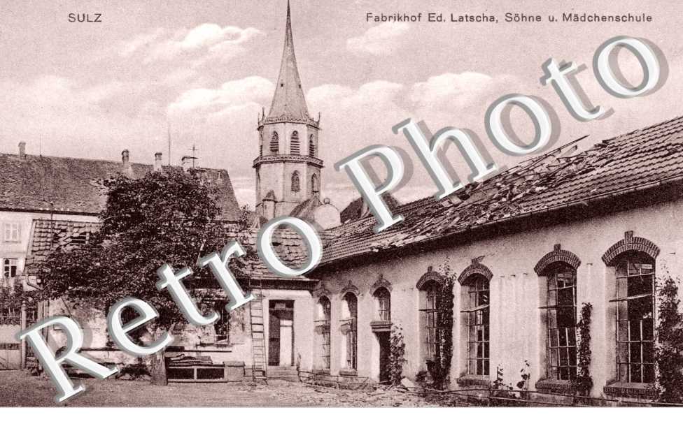 Fabrikhof Ed. Latscha Sohne u. Madschenschule