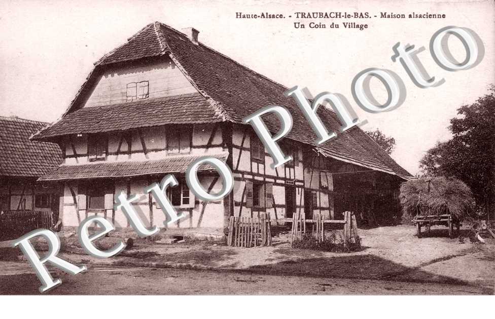 maison alsacienne, un coin du village