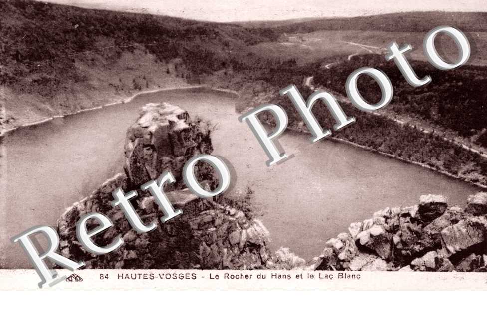 Le rocher du Hans et le lac blanc
