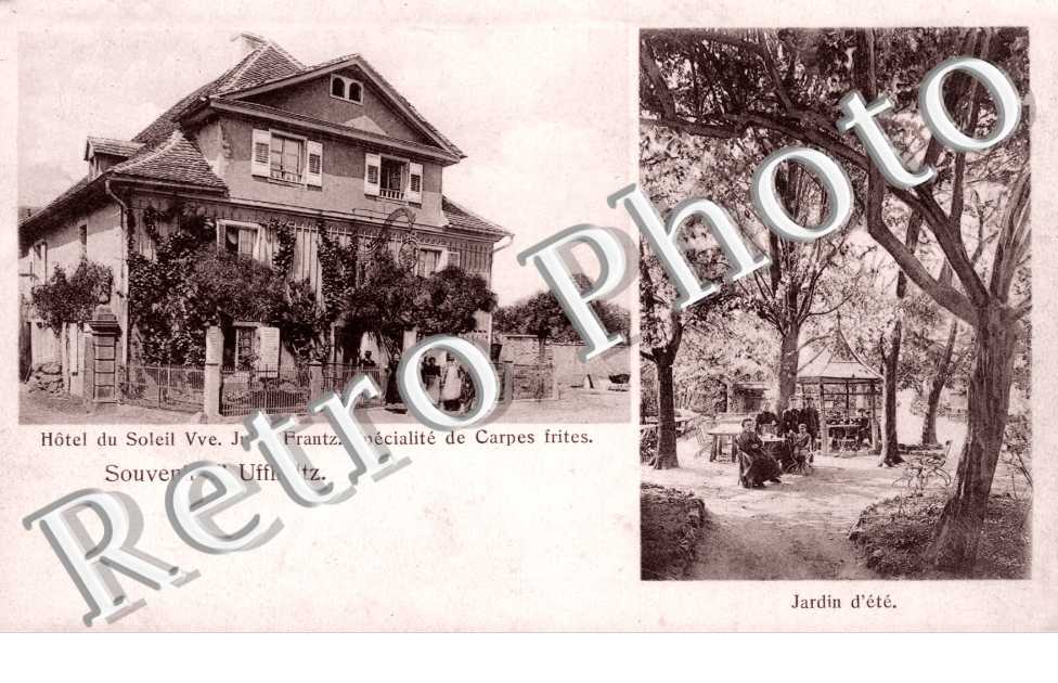 hotel du Soleil, Vve Jules Frantz, jardin d'ete