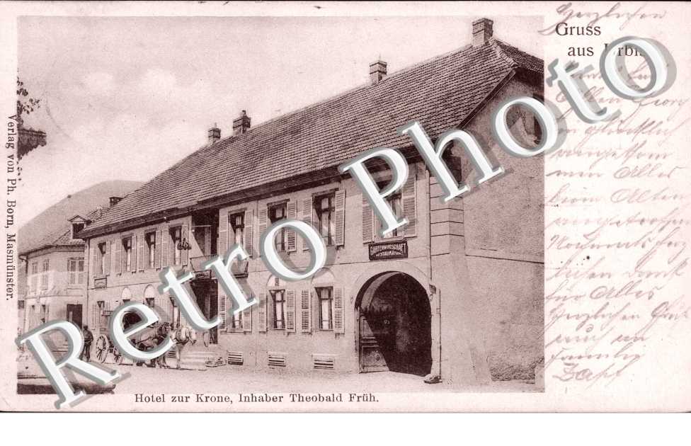 Hotel zur Krone, Inhaber Theobald Fruh