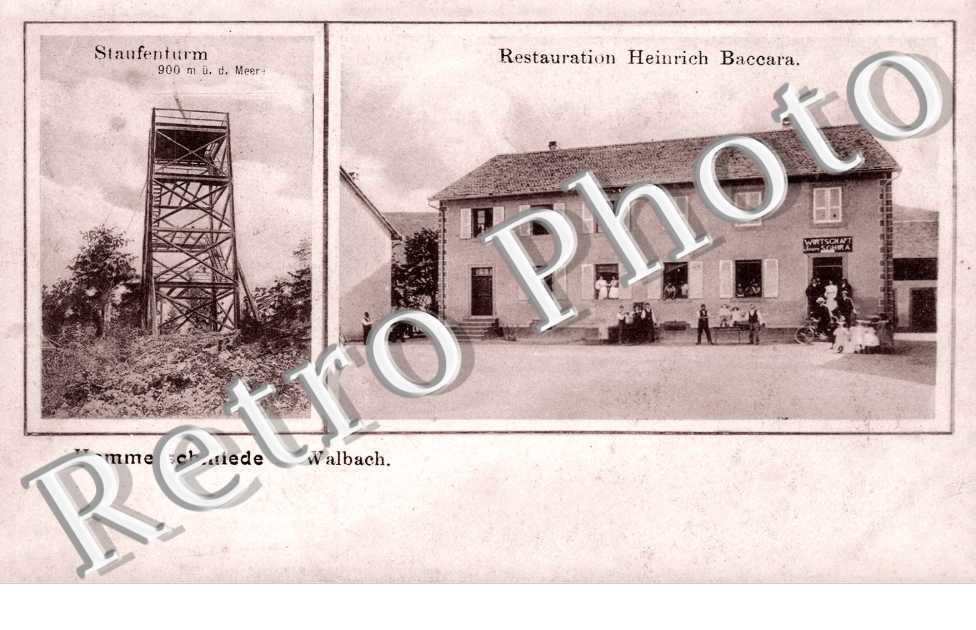 Staufentrum, Restauration Heinrich Baccara, Hammerschmiede bei Walbach