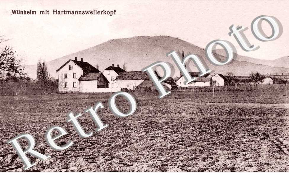 Wunheim mit Hartmannsweilerkopf