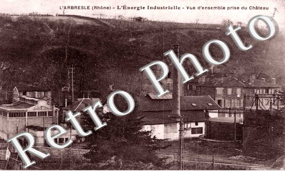Energie industrielle, Vue d'ensemble prise du Chateau