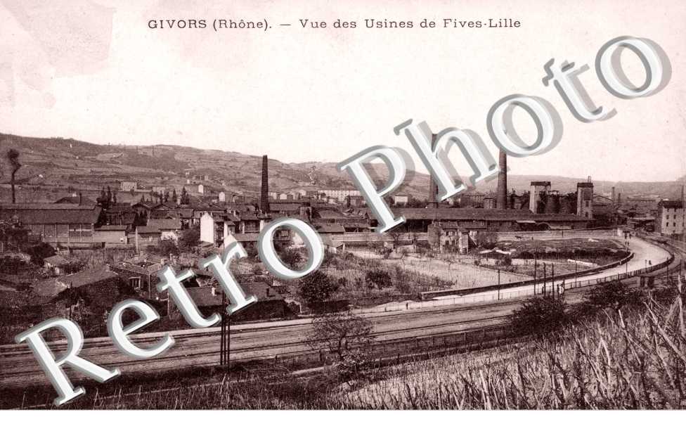 Vue des Usines de Fives Lille