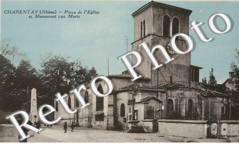 Place de l'Eglise et Monument aux Morts