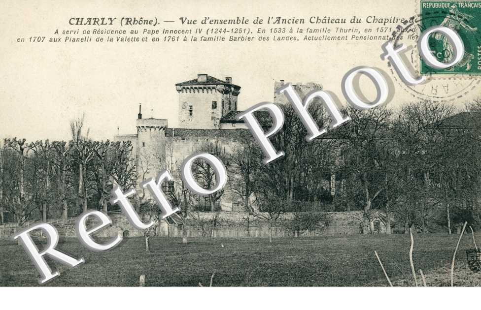 Vue de l'ancien Chateau du Chapitre