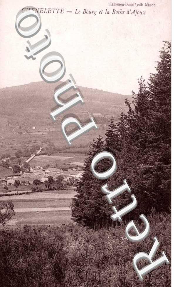 le Bourg et la Roche d'Ajoux