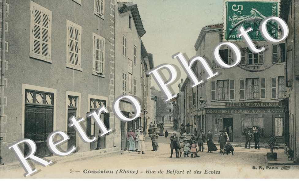Rue de Belfort et des ecoles (couleur)