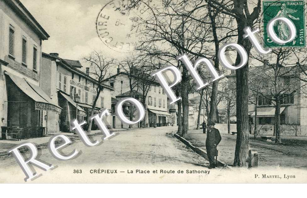 La Place et Route de Sathonay