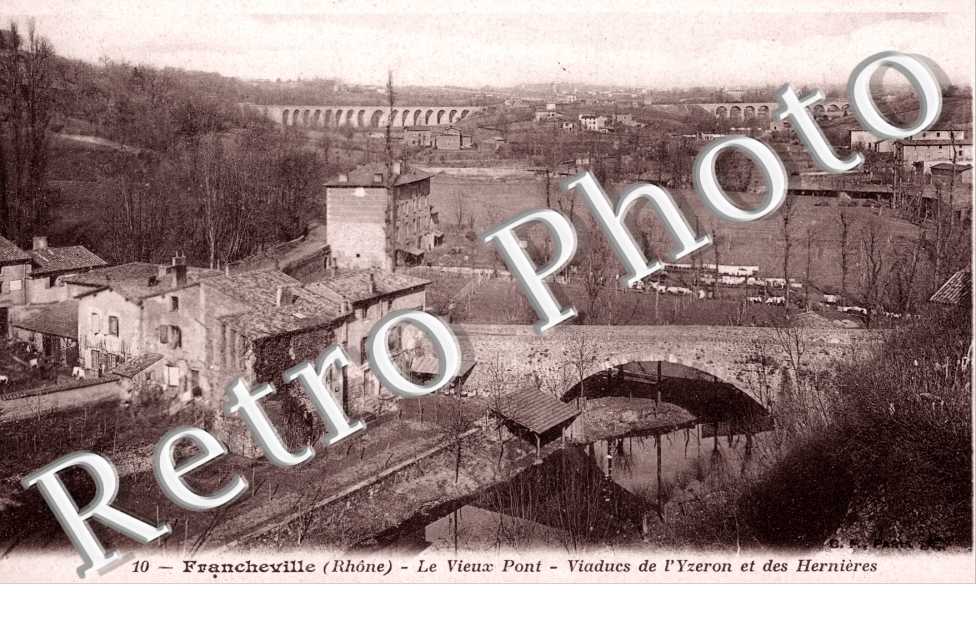 le vieux pont viaduc de l'yzeron et des hernieres