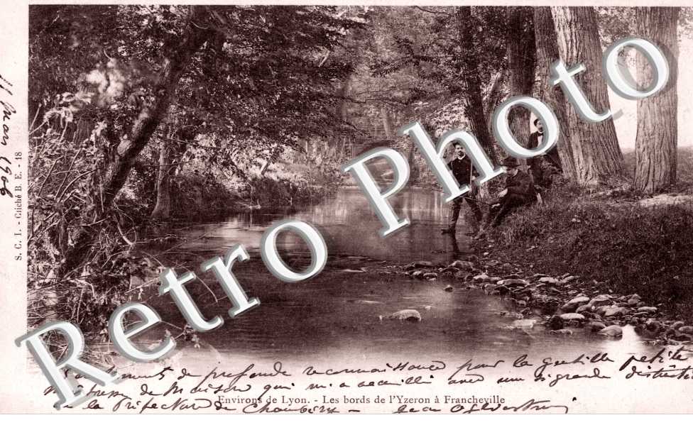 Les bords de l'Yzeron a Francheville