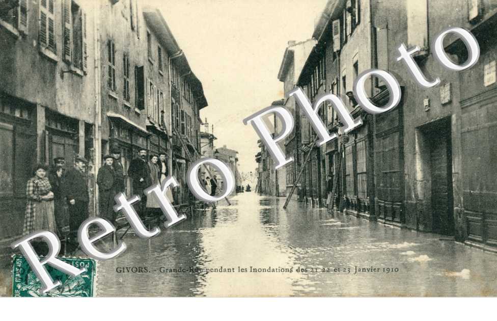 Grande Rue pendant les inondations 1910