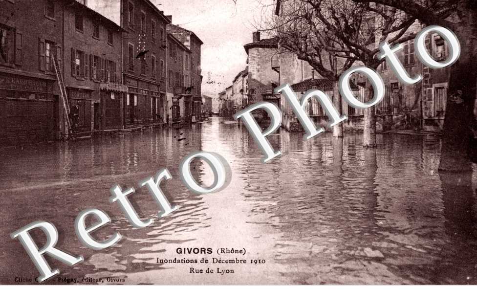 Rue de Lyon, inondee decembre 1910