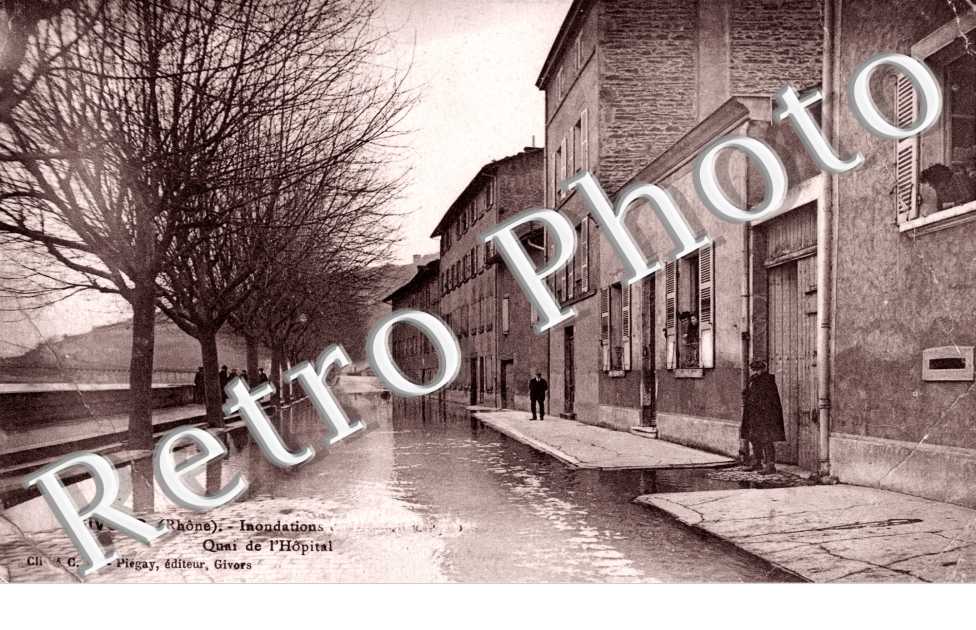 Inondations, Quai de l'Hopital