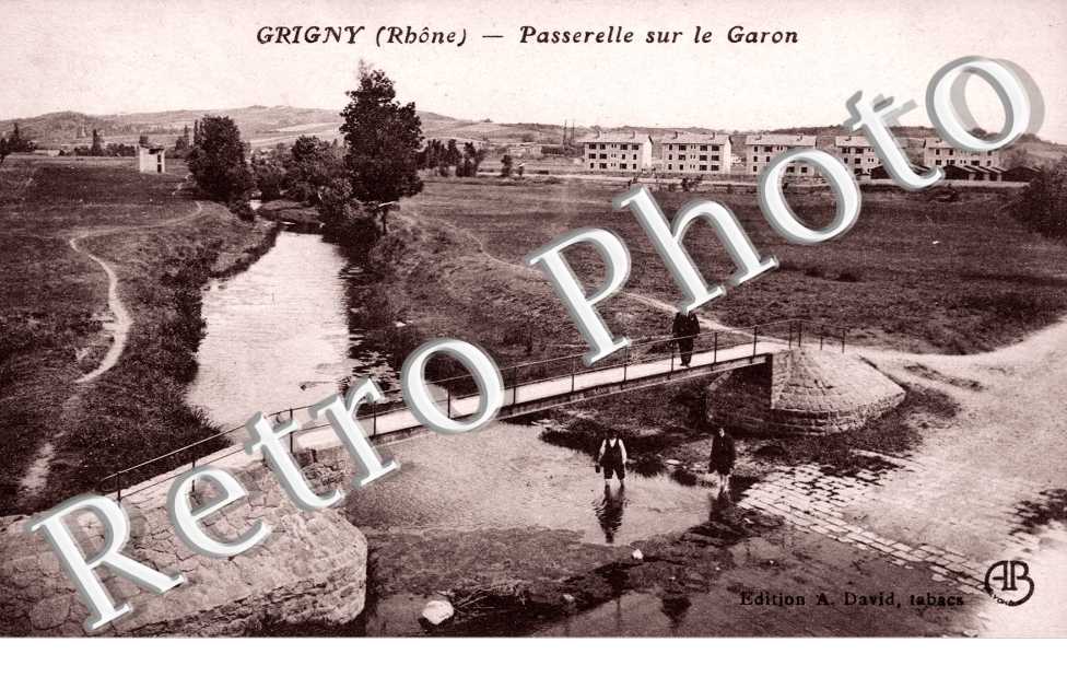 passerelle sur le garon