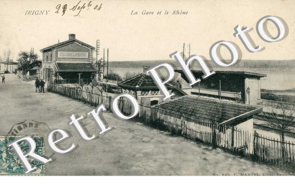 la gare et le rhone