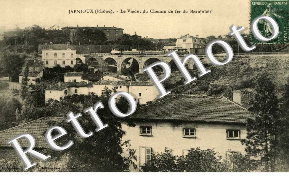 le viaduc du chemin de fer du Beaujolais