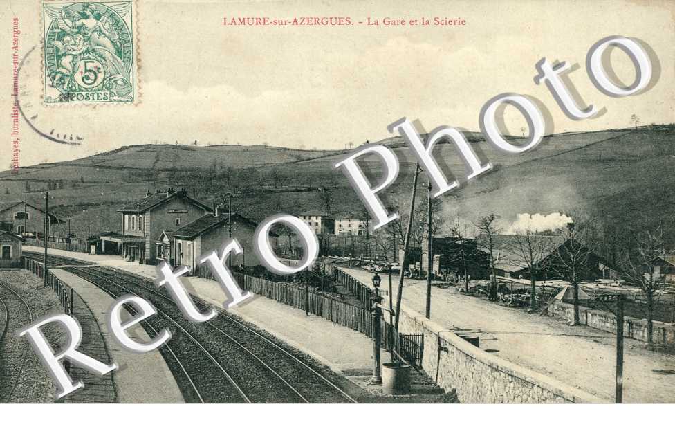 La gare et la scierie