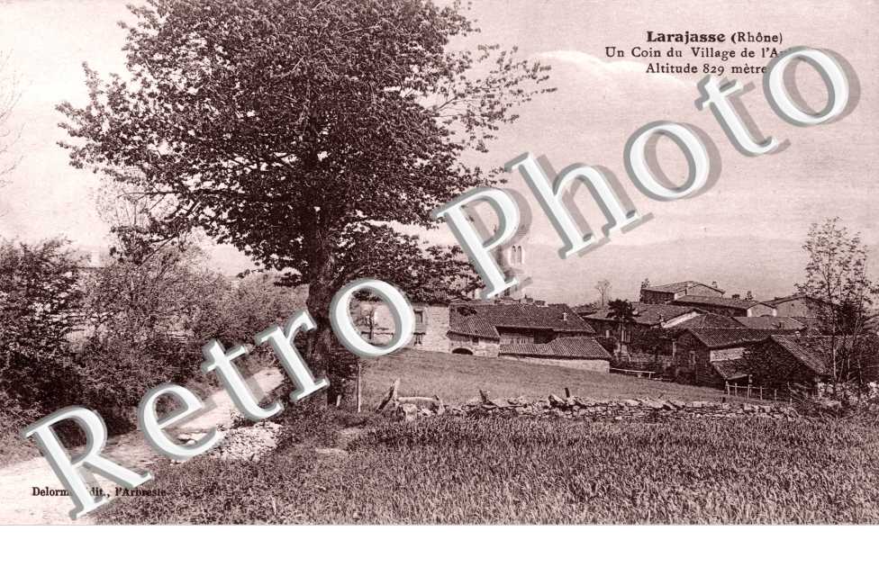 un coin du village de l'aubepin