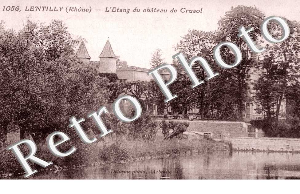 l'etang du chateau de Crusol