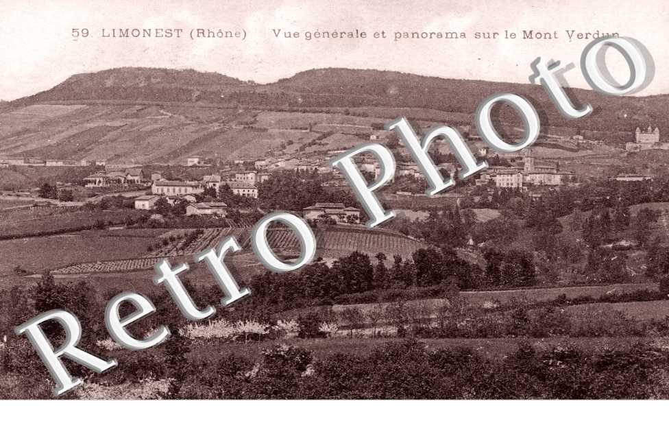 Vue generale  et panorama sur le Mont Verdun