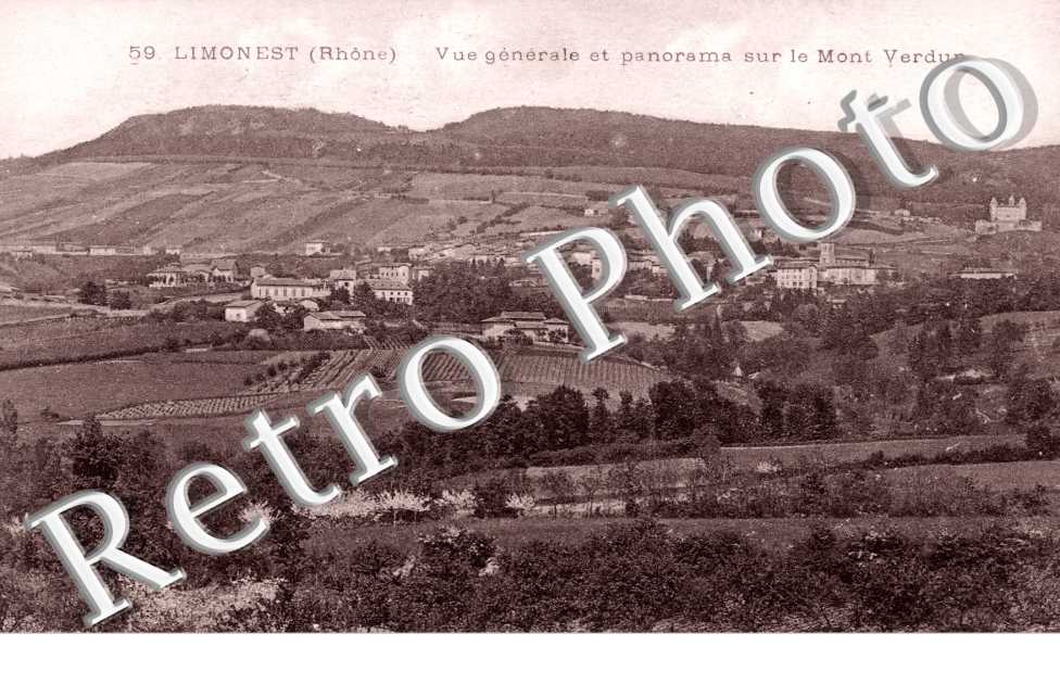 Vue Generale et Panorama sur le Mont Verdun