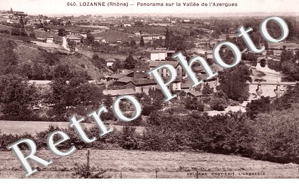 panorama sur la vallee de l'Azergues